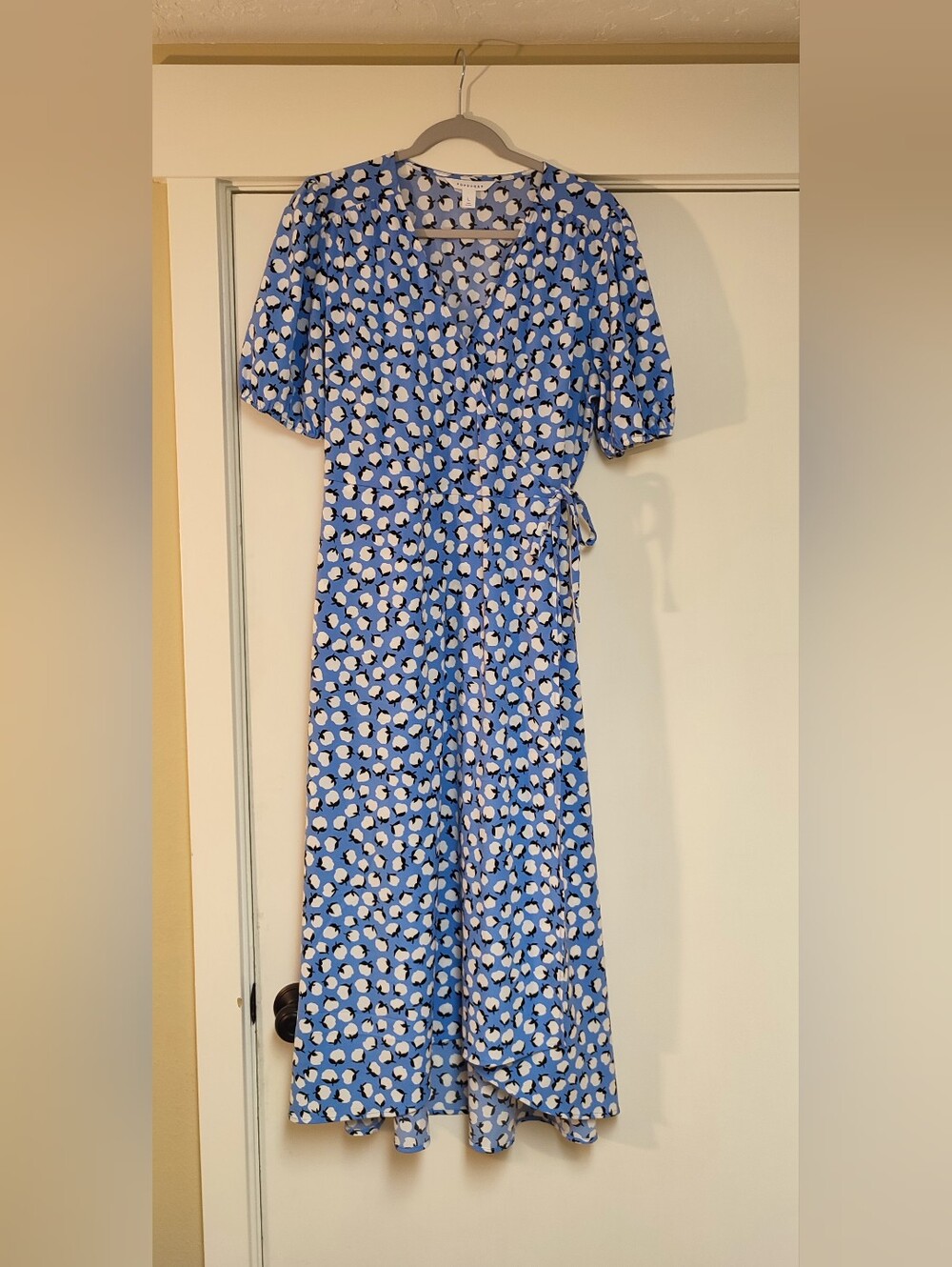 Popsugar Faux Wrap Dress Size L